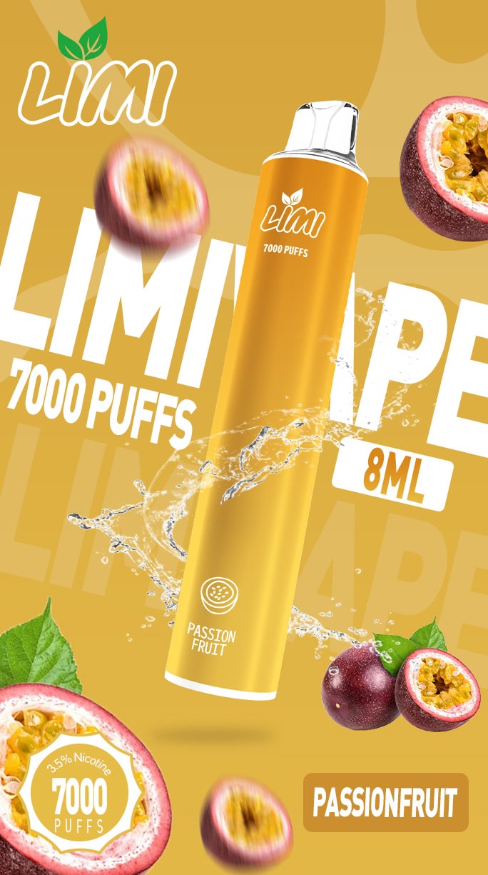 LIMI 7000口拋棄式電子煙｜大容量持久體驗